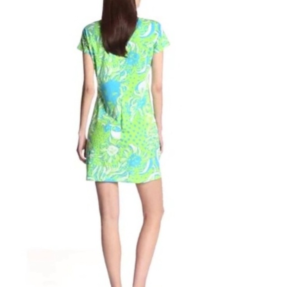 Lilly Pulitzer Daniella Dress Roar of the Jungle Limeade Green Size Small - Picture 2 of 10